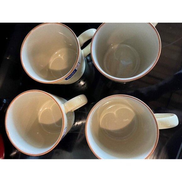 Denby Coffee Mug Heritage Veranda Cascade Stoneware Set of 4 New With Tag - Picture 3 of 4